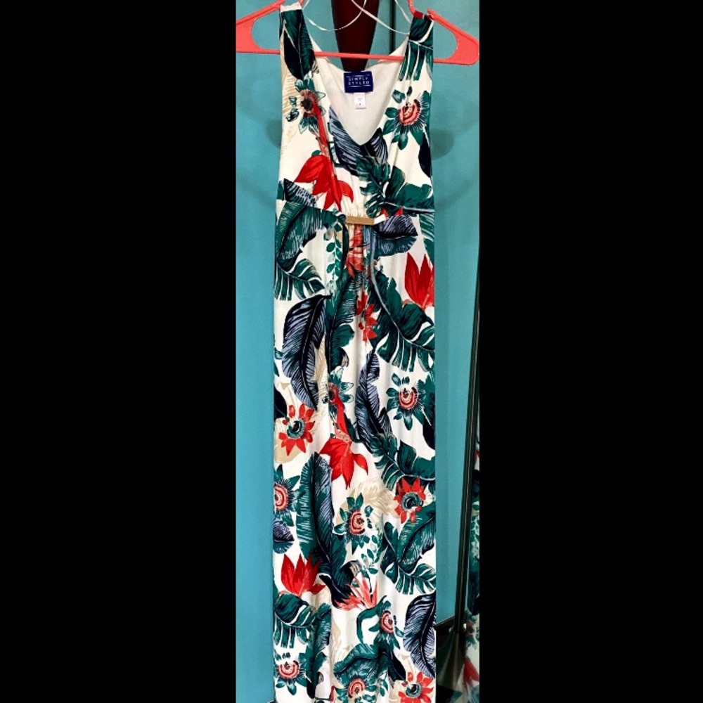 a floral summer maxi dress